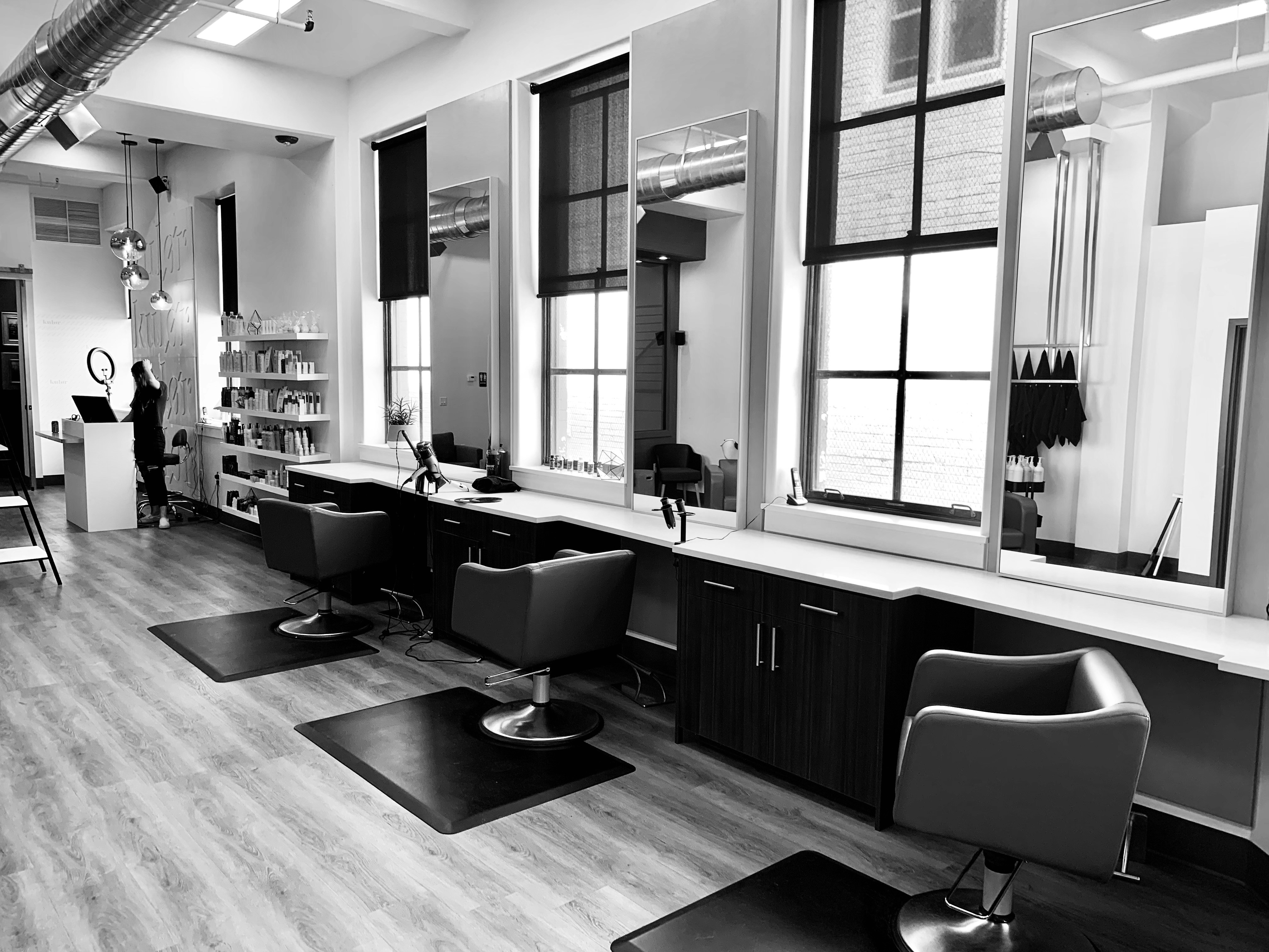 Luxury salon interior